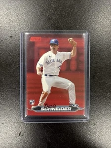 2024 Topps Stadium Club Cromo 203 Davis Schneider, Toronto Blue Jays RC Rojo - Imagen 1 de 2