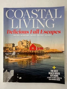 Coastal Living Magazine: October 2017 ~ Delicious Fall Escapes Issue ~ Free Ship - Picture 1 of 3