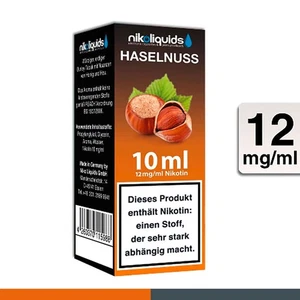 Nikoliquids Haselnuss 12 mg/ml Flasche 10 ml E-Liquid - Bild 1 von 1