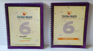 Shiller Math Lesson Book Six - Review Tests Answer Guide 6 - Foto 1 di 11
