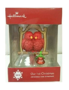 Hallmark 2018 Cardinal Bird Árbol de Navidad Adorno, 2018 Nuestra 1ª Navidad - Imagen 1 de 1