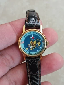 Vintage Flying Tigers 14th Air Force Commemorative Ladies Watch, Needs Battery - Picture 1 of 4