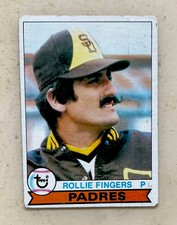 1979 Topps Card #390 - Rollie Fingers San Diego Padres HOFer - Free Shipping