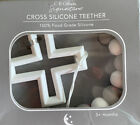 CR Gibson Signature Silicone Cross Teether. New In Box Baptism Godparent Newbaby
