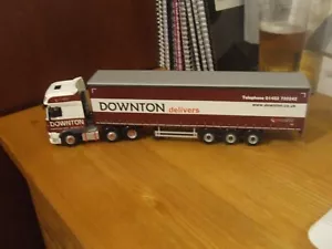 WSI Downton DAF XF Super Space Cab 6x2 Twin Steer & Curtainsider, 1:50, BNIB - Picture 1 of 7