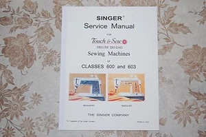Singer autorisiertes Servicehandbuch auf CD für Nähmaschinen der Klassen 600 und 603. - Bild 1 von 1