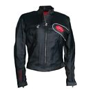 Moto Guzzi Motorbike Leather Jacket in Cowhide / 5 Ce Approved Protections