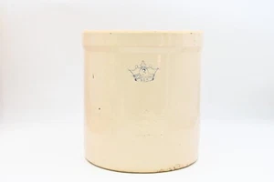 Vintage 3 Gallonen Blue Crown Crock ROBINSON RANSBOTTOM Steinzeug Vintage Salz Topf - Bild 1 von 12