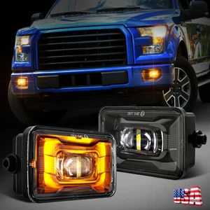 Luces antiniebla LED actualizadas más nuevas para Ford F150 2015 2016 2017 2018 2019 2020 con halo - Imagen 1 de 12