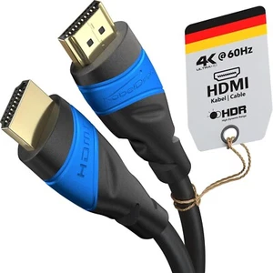 HDMI-Kabel 5M 4K@60Hz, HDMI 2.0, High Speed mit Ethernet, Blu-ray, PS5, Xbox Ser - Bild 1 von 2