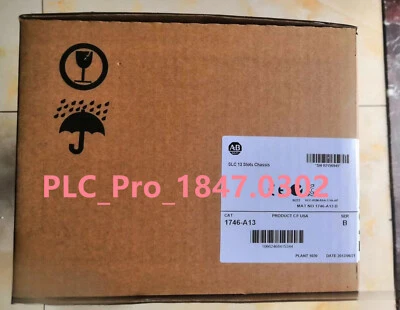 1746A13 New Unopened AB 1746-A13 Ser B SLC 500 13 Slots PLC Chassis Rack - Image 1 of 4