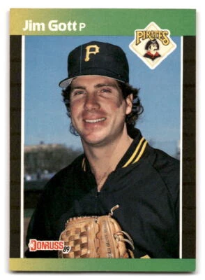 Jim Gott 1989 Donruss Baseball #362d Pittsburgh Pirates - Image 1 of 2