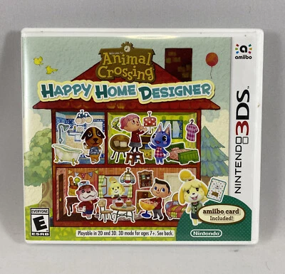 Animal Crossing Happy Home Designer NINTENDO 3DS US EDITION AMIIBO CARD INCLUDED - Image 1 of 3
