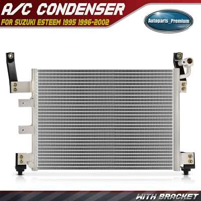 Condensador de aire acondicionado con soporte para Suzuki Esteem 1995 1996-2002 L4 1,6 L L4 1,8 L Foto 1 de 4