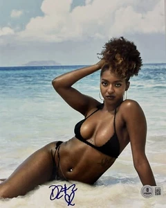 DIDI RICHARDS Signed Sports Illustrated Swimsuit 8x10 Photo BAS COA Autograph - Picture 1 of 2