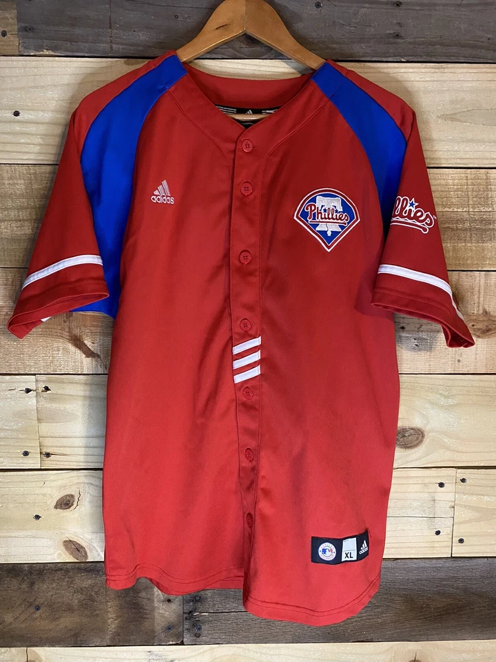 Молодежная бейсбольная футболка Райана Ховарда No6 Philadelphia Phillies MLB Adidas — молодежная размер XL - Изображение 1 из 4