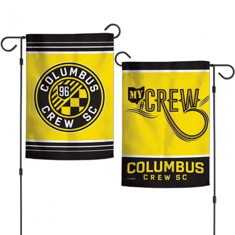 COLUMBUS CREW 2 SIDED GARDEN FLAG 12"X18" YARD BANNER MLS LICENSED WINCRAFT Cover