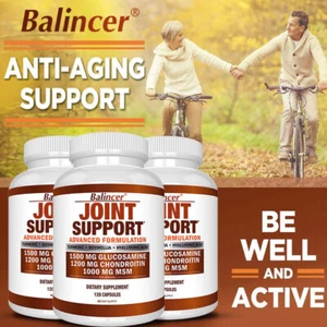 Glucosamina + Condroitina + MSM 120 Cápsulas Alta Dosis Apoyo Común - Imagen 1 de 9