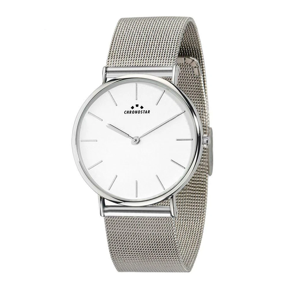 OROLOGIO CHRONOSTAR PREPPY R3753252509 WATCH MAGLIA Milanese Argento Uomo 40 mm - Immagine 1 di 1
