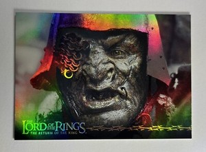 2003 Topps Lord of the Rings: Return of the King Prismatic Foil Orc #3 Of 10