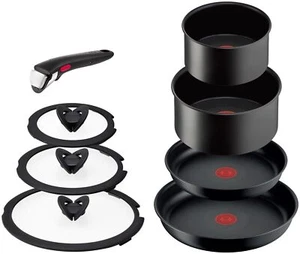 Online only Tefal Pot and frying pan set with removable handles 8-piece set 613 - Picture 1 of 7