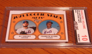 KILOME-SANCHEZ Rookie****2021 TOPPS***Gem MINT 10***METS****Mad Dog GRADED