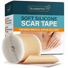 Silicone Scar Tape as Sheets Strips - 1.5x120 Extra Long - C-Section Tummy ...