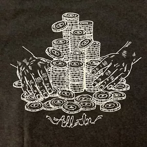 Freedminds M “all in” graphic tee FMFU MEDIUM STREETWEAR poker chips hustle FMFU - Picture 1 of 7