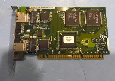 Adaptec ANA-62022 Dual Port PCI NIC 64-Bit RJ-45 CAT5 Network Card Adapter - Image 1 of 3