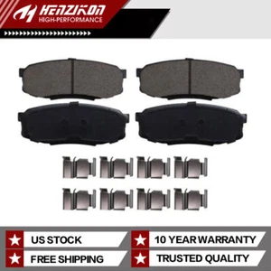 For LX570 Toyota Land Cruiser Sequoia Tundra Rear Ceramic Brake Pads Reliable - Picture 1 of 7