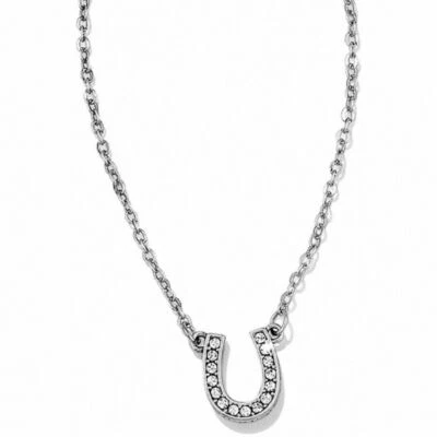 Collar Brighton STARRY NIGHT HERRADURA Cristales Plata RT $46-NUEVO CON ETIQUETAS  Foto 1 de 2