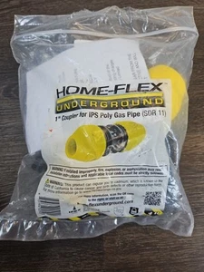Home-Flex 18-429-010 Poly Gasrohrkupplung - gelb, 1" - Bild 1 von 3