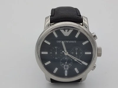 Emporio Armani Chronograph Mens Watch AR-0431 Needs Battery Classic - Image 1 of 4