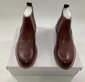 Roozin Herren Chelsea Stiefel Freizeit Chukka Knöchel Größe 8 Dunkelbraun - Bild 1 von 7