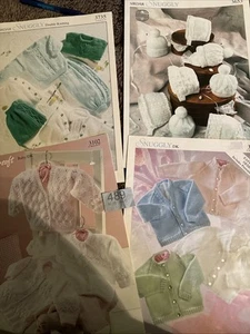 Job Lot Of 4 Sirdar Baby Knitting Patterns - Picture 1 of 7