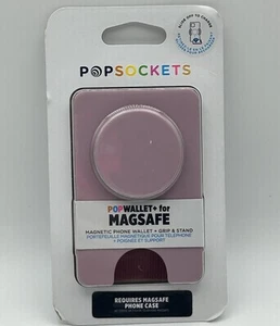 PopSockets Popwallet Plus Blush Pink Credit Card Holder Pop Socket Pop Wallet - Photo 1 sur 3