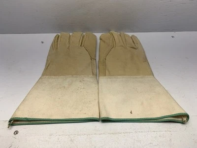 New Old Stock Vintage Wells Lamont Leather  Work Welding Gloves Made In USA XXL - Image 1 of 3