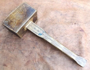 VINTAGE Carpenters 12 inch Wooden Mallet, beech head, ash handle - Picture 1 of 6