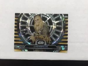 2024 Topps Star Wars High Tek Chewbacca Gold Fantastek 10/25 - Picture 1 of 3