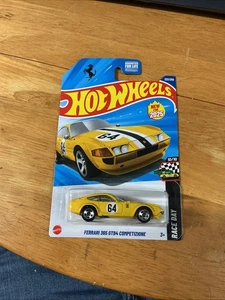 2025 Hot Wheels RACE DAY 10/10 Ferrari 365 GTB4 Competizione 222/250 (Yellow) - Picture 1 of 4