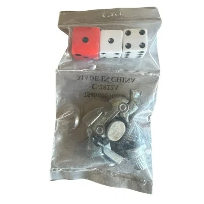 Монополия скорость штамп - красный и белый - жетоны игры запасные части - Изображение 1 из 3