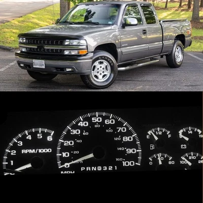 Speedometer Speedo LED Dash Bulbs Kit White For Chevy GMC 99-02 Silverado Truck - Image 1 of 4