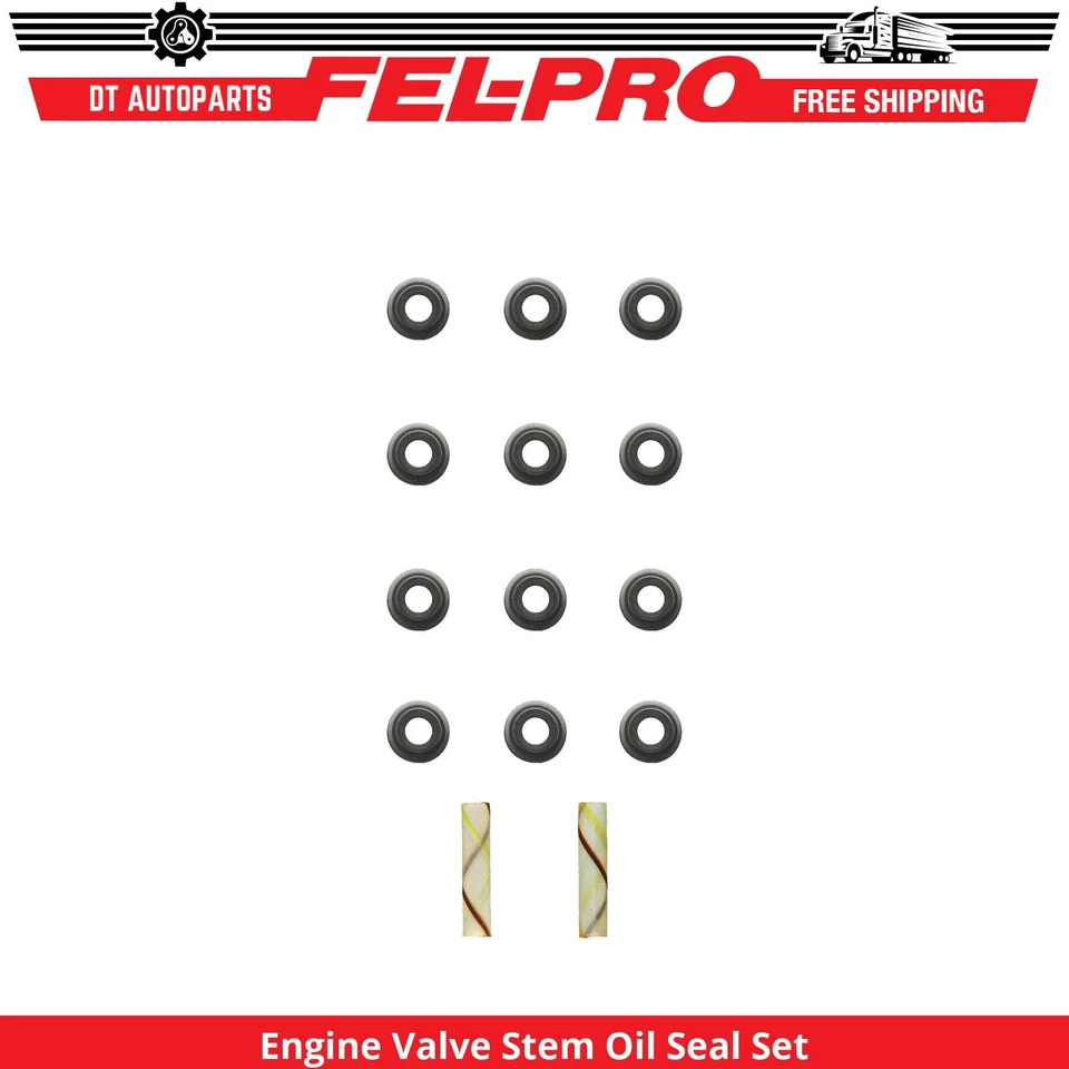 Juego de sellos de aceite de vástago de válvula de motor de impulso Isuzu 1991-92 admisión y escape Fel-Pro Foto 1 de 1
