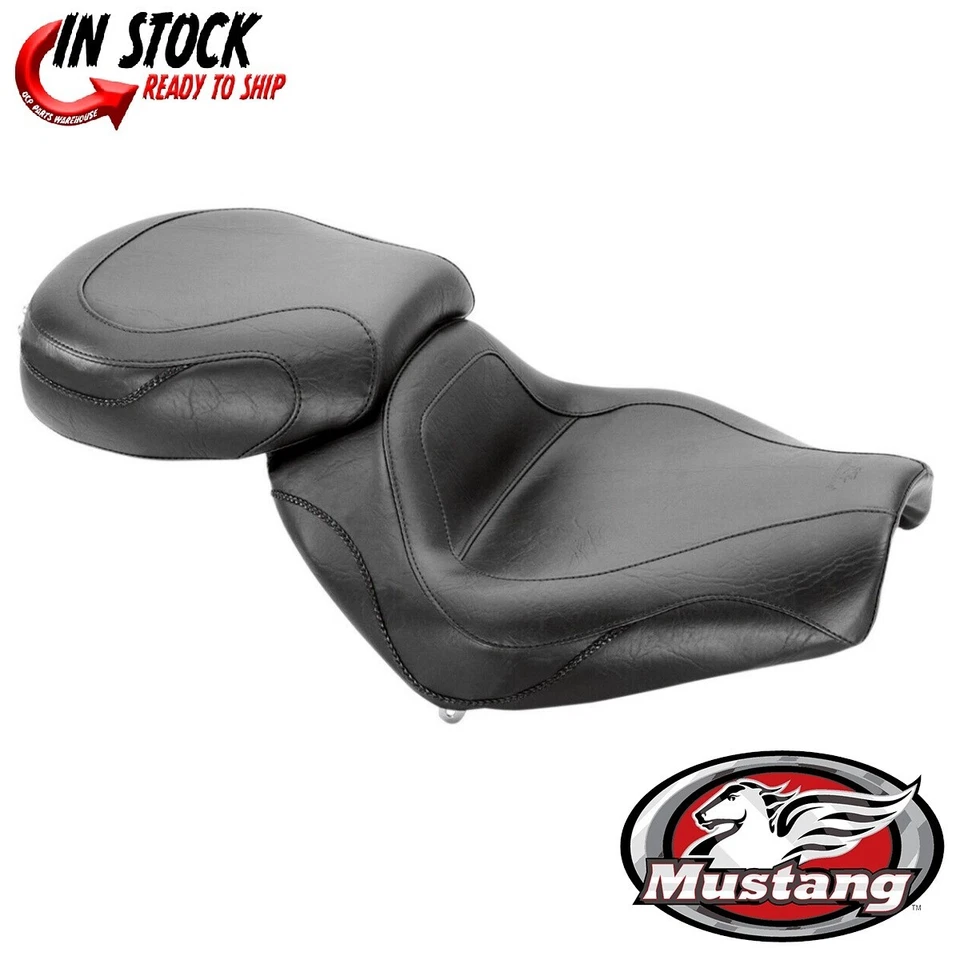 Mustang Sport Touring 2-Piece Seat Kawasaki Vulcan 1500/1600 Mean Streak 02-08 - Image 1 of 1