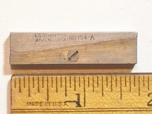 Tool VARIABLE ADJUSTABLE PARALLEL No. 154-A STARRETT HEIGHT SHIM PARRELL BLOCK - Picture 1 of 5