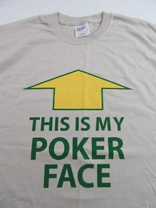 MASSACHUSETTS STATE LOTTERY Jackpot Poker Gambling Souvenir T Shirt Size M - Picture 1 of 7