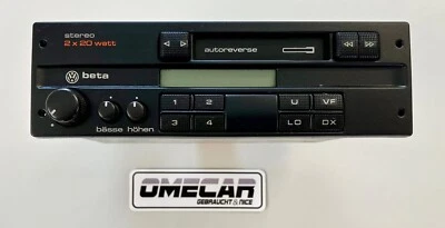 VW Polo Golf Passat T4 Beta 3 Beta-3 Autoradio MC Radio Kassette 357035152 B - Bild 1 von 4