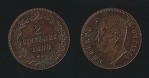 2 CENTESIMI 1898 - UMBERTO I - Picture 1 of 1