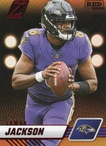 2023 Panini Zenith #8 Lamar Jackson No Huddle RED ZONE Baltimore Ravens - Picture 1 of 4