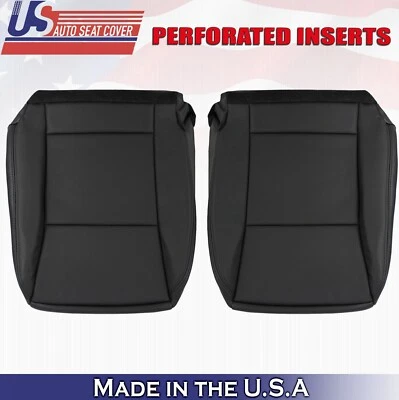 Fundas de asiento inferiores de cuero negras para conductor y pasajero Ford Explorer 2007 Foto 1 de 4